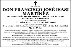 Francisco José Isasi Martínez